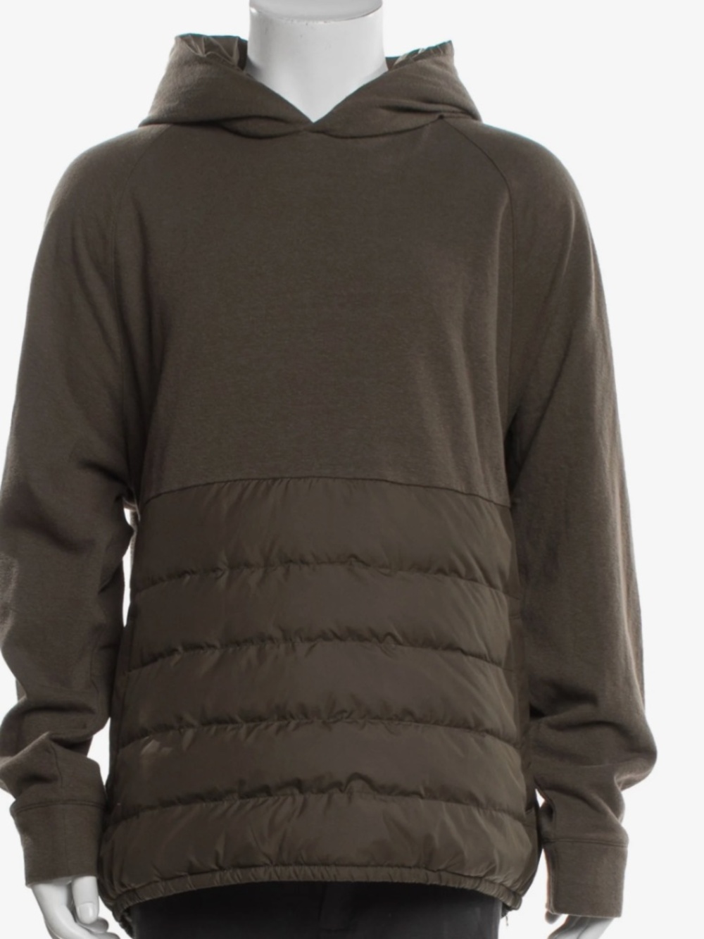 Y/OSEMITE by James Perse Goose Down Puffer Coat - GREEN - MEDIUM - SIZE 3 (M/L)